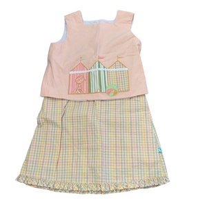 NWT Pippa & Minnow Plaid Circus Separate Top‎ Skirt 6x